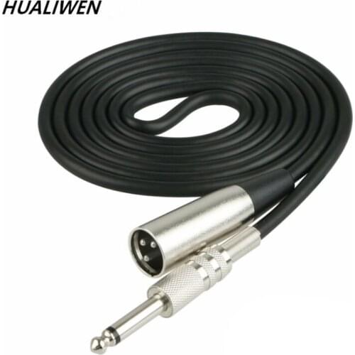 Customized 1m-10m 6.35 to microphone cable Canon line Canon male to female cable
