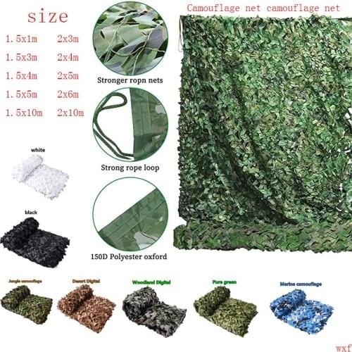 Military Camouflage Garden Nets White Blue Beige Military Camouflage Nets Polyester Oxford Material OU Camouflage Nets