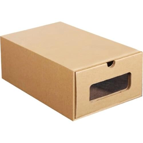 Cardboard Shoe Box Waterproof Storage Socks Stationery Toys Underwear Stackable