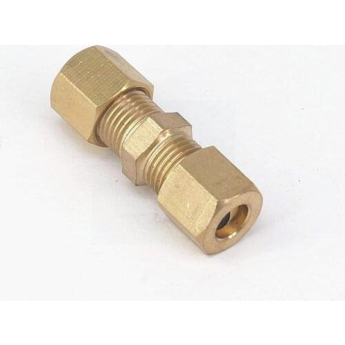 Brass Brake Line Union Fittings Straight Reducer Compression OD Brake 33 Hydraulic x Connector 10mm Pipe Lines Kits 3/16" Y9R1