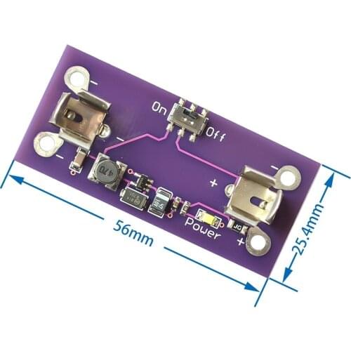 LilyPad Power Supply Module AAA Battery Step up to 5V Converter for Arduino