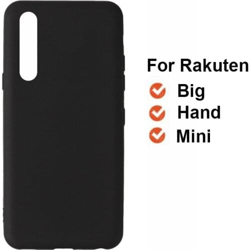 Soft Black TPU Case For Rakuten Big ZR01 Etui Protective Phone Shell Bumper For Rakuten Mini Coque for Rakuten Hand Back Cover
