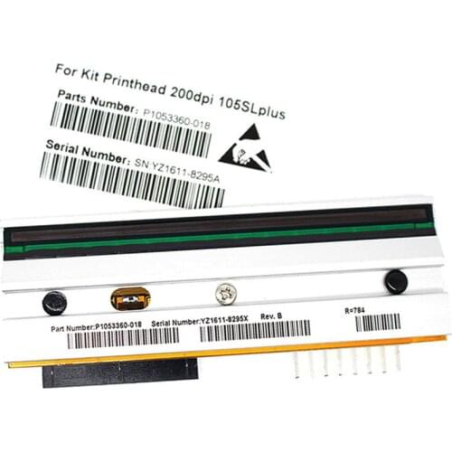 New 105SL plus Printer Compatible Thermal printer head Printhead For Zebra 105SL Plus 203dpi Barcode Printer P1053360-018