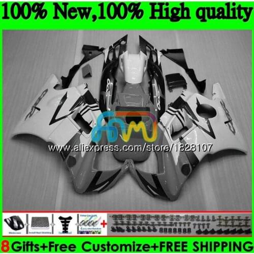 Fairings +Tank For HONDA 600CC CBR 600F3 CBR 600 FS Grey white 95 96 1995 1996 3BS.229 CBR600 F3 CBR600F3 97 98 1997 1998 Kit