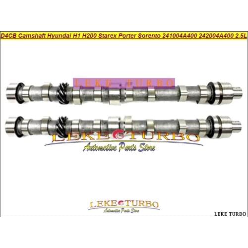 2 D4CB Camshaft For Hyundai H1 H200 Starex Porter Sorento For KIA Sorento 2.5 CRDI 241004A400 242004A400 24100-4A400 24200-4A400