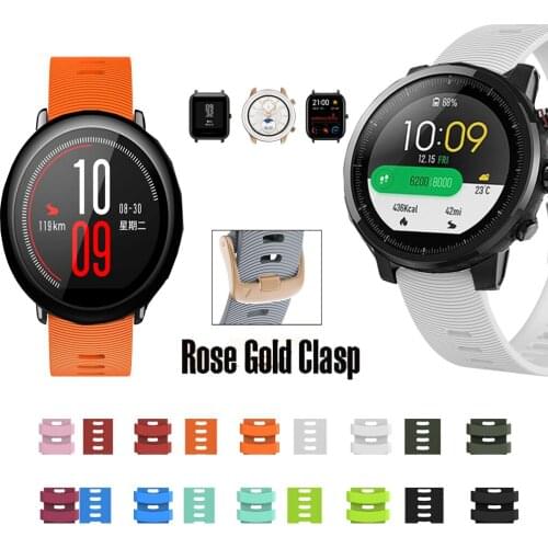 20mm Watchband for Xiaomi Huami Amazfit GTS/Amazfit GTR 42mm/Amazfit Bip Lite Watch Quick Release Silicone Wrist watchBand Strap
