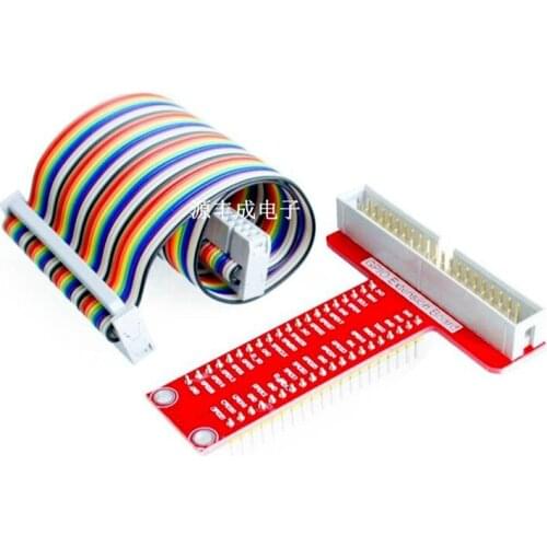 Compatible with Raspberry Pi B+ special accessories T-type GPIO expansion board 40P cable development board