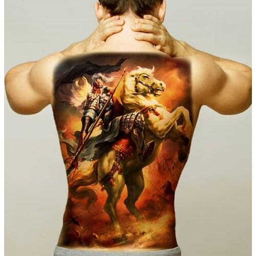 Temporary tattoos large on the body tattoo for men chinese tattoo stickers body art waterproof fake tatoo big boys sticker sexy