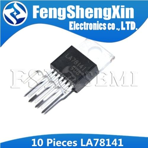 10PCS LA78141 TO-220 ZIP 78141 TO220-7 Field Scan circuit integration