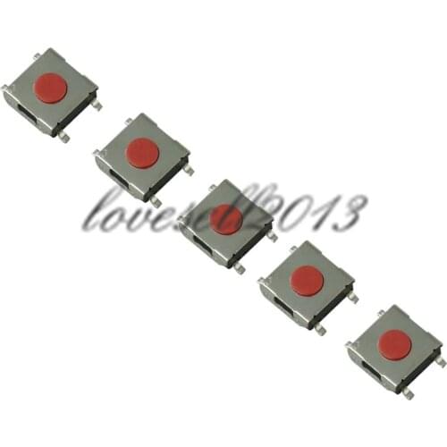 100 pcs/Lot 6*6*2.5mm SMD Tactile Pushbutton Key Switch Momentary Tact 4 Pins