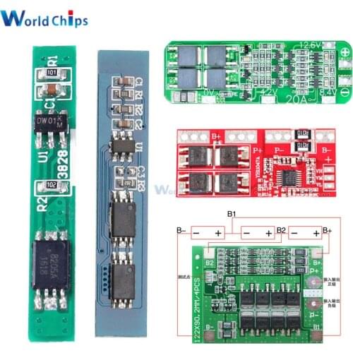 1S 2S 3S 4S 3A 15A 20A 30A Li-ion Lithium Battery 18650 Charger PCB BMS Protection Board For Drill Motor Lipo Cell Module 5S 6S