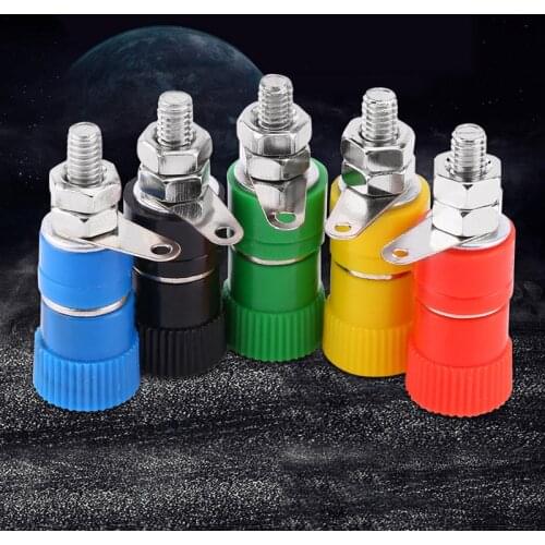 20pcs Binding Post Female Socket Jack 5 Color Suitable For 4mm Banana Plug Connector