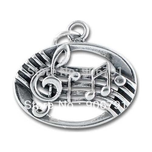 2014 fashion alloy antique silver plated music note charm accessory 50 pcs a lot