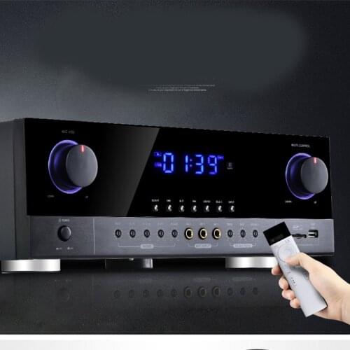 G5-AK390 Professional Stage KTV Karaoke Home Audio Amplifier with SD USB 800W 220V 2.0 High Power 4.0 Bluetooth Amplifier