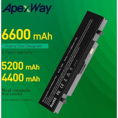 ApexWay battery for Samsung R520 R522 R525 R528 R540 R580 R610 R620 R718 R720 R728 R730 R780 RC410 RC510 RC530 RC710 RF411