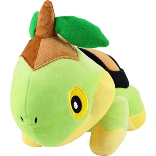 28cm Pokemon Anime Figure Turtwig Plush Doll PP Cotton Stuffed Animals Turtle Kids Toys