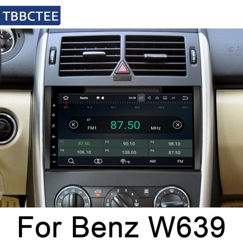 For Mercedes Benz W639 2003~2012 NTG Car Multimedia Player GPS Navigation Android Auto Radio DVD wifi MapSystem Radio Stereo