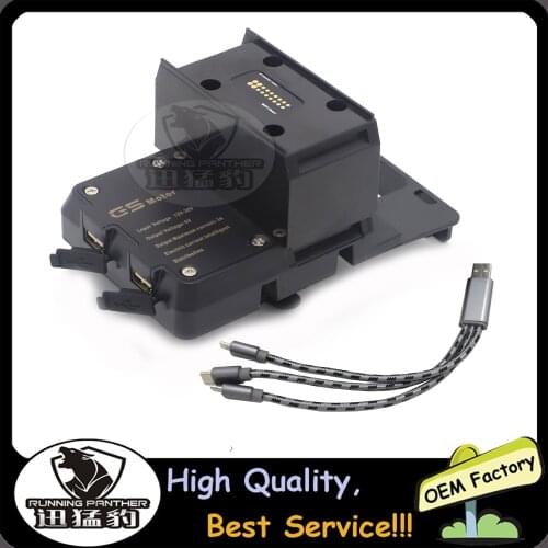 Wireless charging For BMW R1200RT R1250RT R1200 RT 2014-2019 Mobile Phone USB Navigation Bracket Motorcycle USB Charging Mount