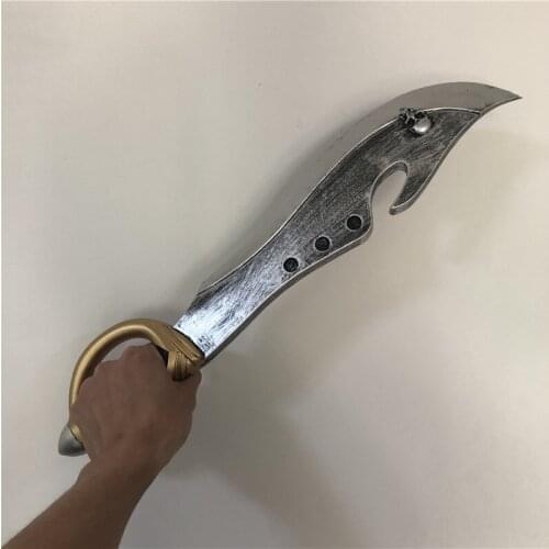 Movie Game Anime 1:1 Pirate Skeleton Chopper Ax Action Figure Model Halloween Cosplay Prop PU Weapon Kids Role 53