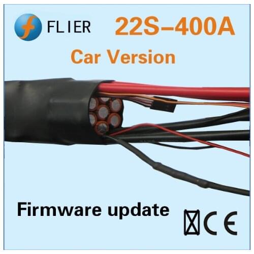 Esc controller 22S 400A For brushless rc Car with program box (We can also customized sensor esc, welcome to enquire)