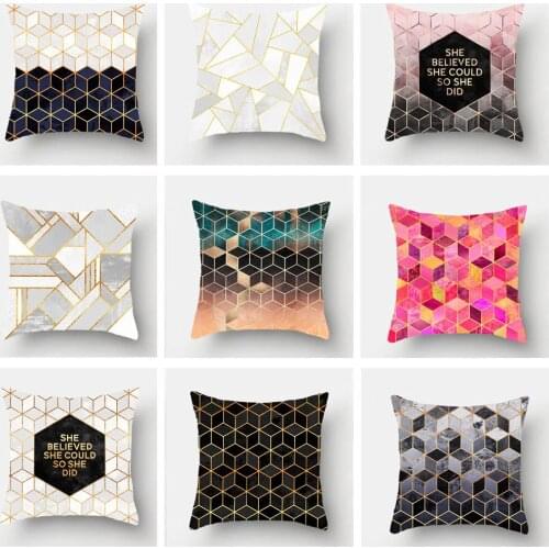 Creative Home Decor Cushion Cover 45*45cm Soft Suede Pillow Covers Sofa Cushions Pillow Cases 0643