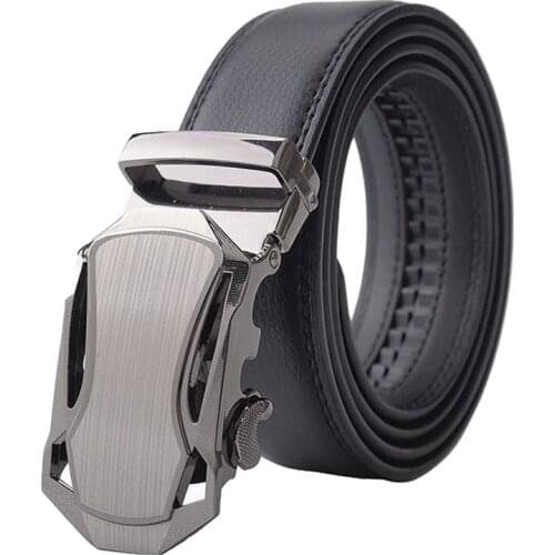 Mens Leather Automatic Belts for Ben Mens Automatic Buckle Belts Mens Business Belt Waistband ceintures homme