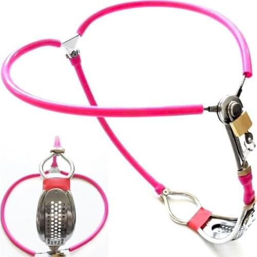 Latest Design Invisible Female Full Adjustable Stainless Steel Chastity Belt W Defecate Hole Adult Bondage Bdsm Women Sex Toy 30