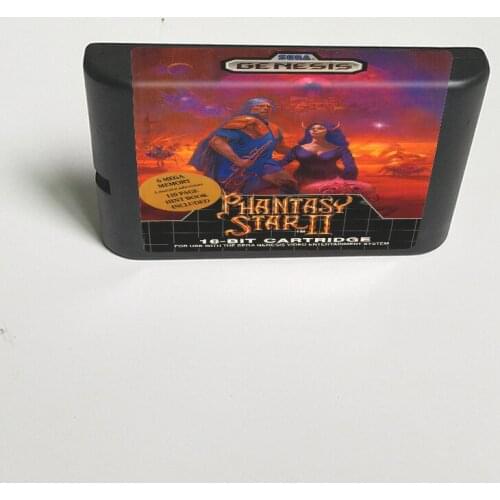 Phantasy Star 2(Battery Save) - 16 Bit MD Game Card for Sega Megadrive Genesis Video Game Console Cartridge