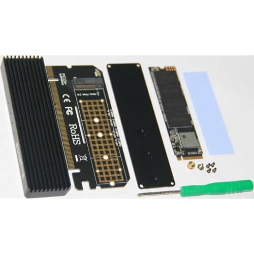 POHIKS 1pc Durable M.2 to PCI-E Adapter Card PCI-E Express 3.0 X4 X8 X16 Full Speed Expansion Cards For Computer