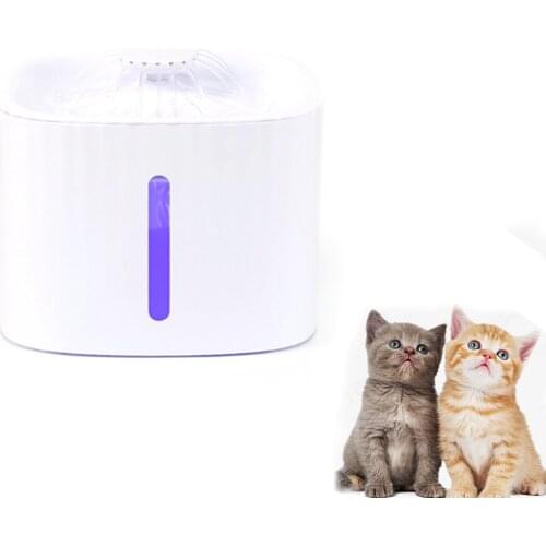 Legendog Cat Water Fountain Dog Drink Bowl Filter Automatic Pet Drinking Electric Dispenser Bowls Cats Drinker USB Powered