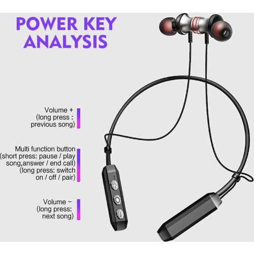 Halter Earphone bluetooth wireless Sport In-ear headphones Tws headphones with microphone headset gamer waterproof for Video new