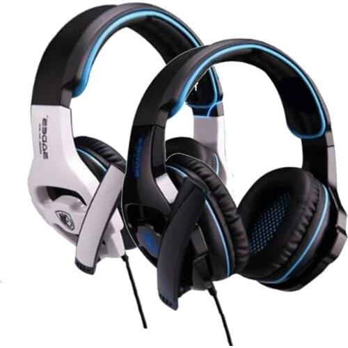 Sades SA-810 USB Wired Stereo Gaming Headphone Game Headset Gamer with Microphone for PC Laptop Gamer Auriculares Earphone