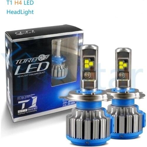 10Pcs Turbo LED H4 H7 Hi/LO H1 H3 H8 H9 H11 9005/HB3 9006/HB4 Beam 70W 18000LM Headlight T1 Fog Light Car Styling