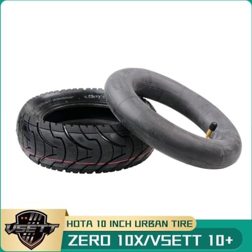 Universal HOTA 10 Inch Widened City Road Pneumatic Tire for VSETT 10+ ZERO 10X Mantis Electric Scooter Urban Street Tyre 80/65-6
