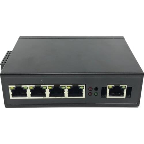 5-port 1000M DIN-Rail managed Industrial Ethernet Network Switch network switch gigabit poe switch POE powered switch