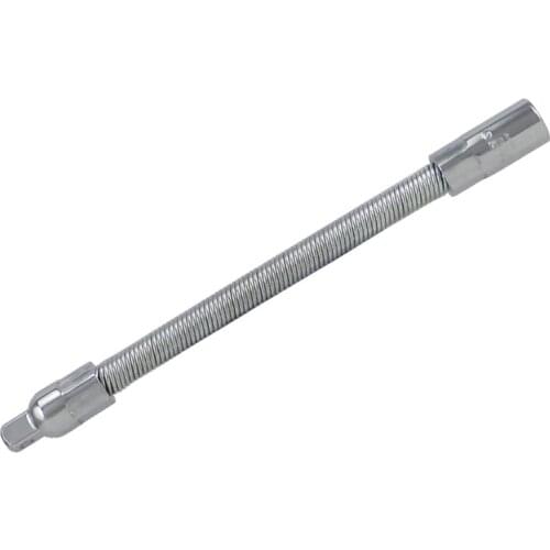 1/4 Drive Flexible Extension Bar 145mm Length Cr-V Hex Ratchet Wrench Socket Extender Hand Adjustment Tool Extension Socket