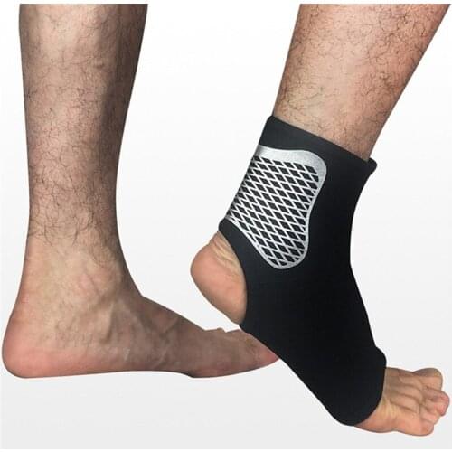 1pcs Elastic Neoprene Strap Ankle Supports Brace Badminton Basketball Football Riding Taekwondo Fitness Heel Protector