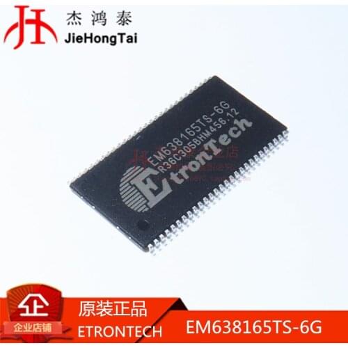 100% New&original EM638165TS-6G TSOP54 SDRAM 64Mbit In Stock