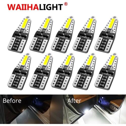 10x T10 W5W Led Bulb CANBUS Auto Led Interior Light For Volkswagen VW Passat b6 b8 b5 b7 Golf 4 6 mk7 mk6 mk3 t5 t6 Car Lights