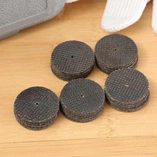 50pcs 32mm Resin Fiber Cutting Discs Cut Off Wheel Discs For Rotary Grinding Abrasive Tools Dremel Accessories Double Sided