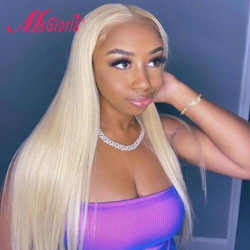 #613 Silk Base Wig Lace Front Human Hair Wigs Straight Brazilian Remy Silk Top Wigs Human Hair For Black Women Transparent Lace