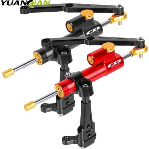 CNC Aluminum Adjustable Motorcycles Steering Stabilize Damper Bracket Mount Kit For HONDA CB650R CB650 R CB 650 R 2018 2019-2021