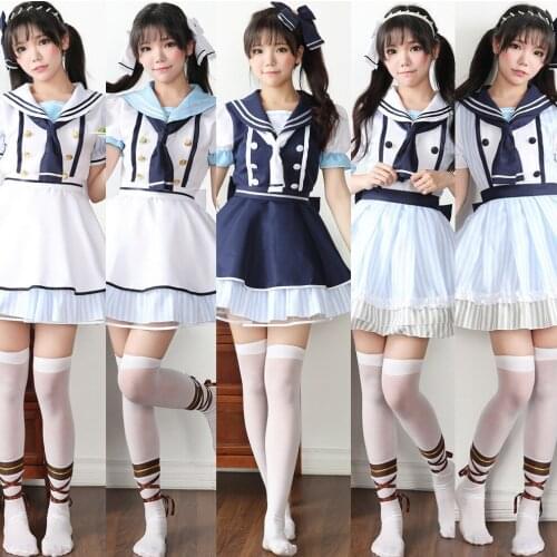 Anime Lovelive Pirate Cosplay Costume Japanese Sailor Adult Women Dress Minami Kotori Role Playing C69K2295