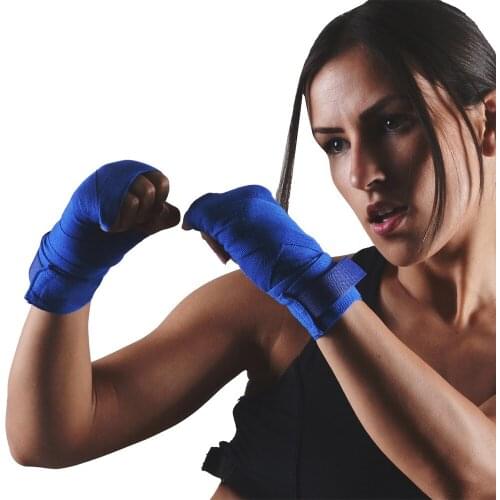 1Pair Boxing Bandage Cotton Kick Boxing Wraps Bandage Fighting Hand Belt Sander Taekwondo Muay Thai Wrist Strap Hands Protective