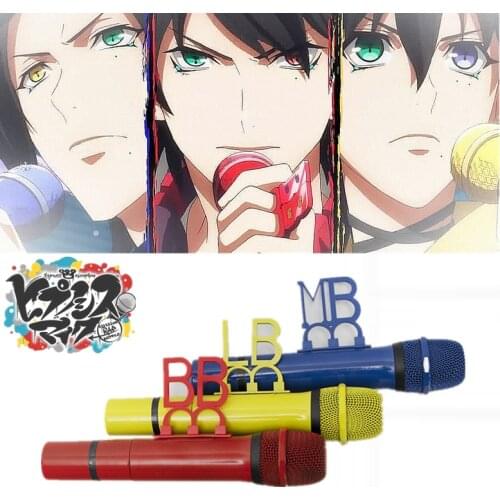 Division Rap Battle Hypnosis Mic DRB Yamada Ichiro Amemura Ramuda Iruma Jyuto Cosplay Microphone Anime Costume Accessories