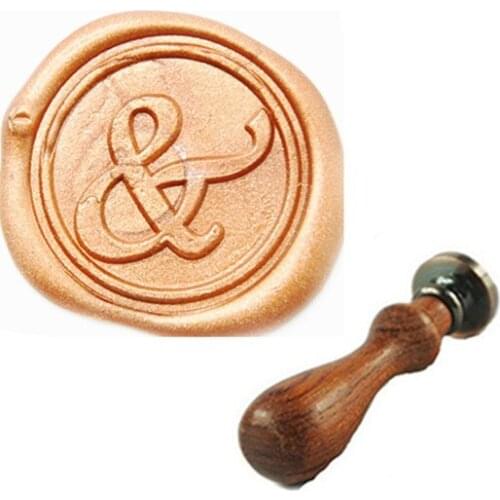 Personalized Name Customized Wax Seal Stamp, Personalized Wedding Invitation Ampersand Wax Seal Stamp