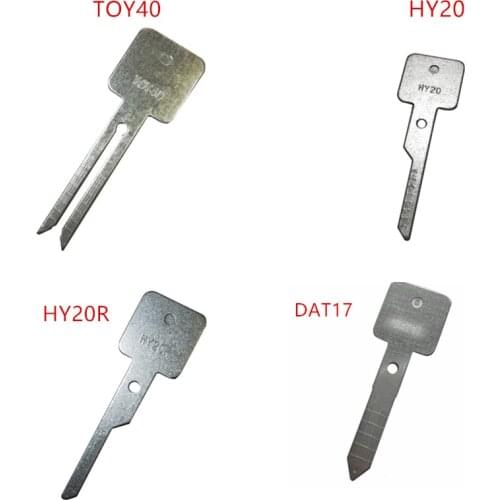10PCS/LOT Lishi Slave Key Blade HU66 VA2T HY20R TOY40 HU83 SIP22 HU100R TOY2 NE66 DAT17 HY20 HU100 HU101 For Making Key Outdoor