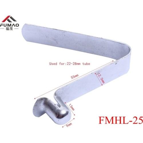 Manfacture spring clips fasteners for wand button lock spring,push button spring clips used for 22-28mm tube