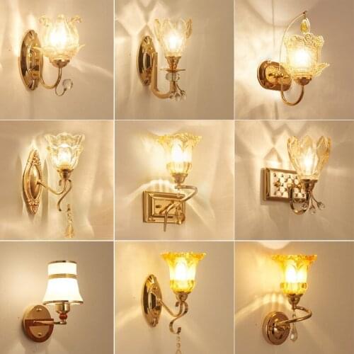 Nordic creative blue and white glass tube wall light living room bedroom hotel lobby wall lamp