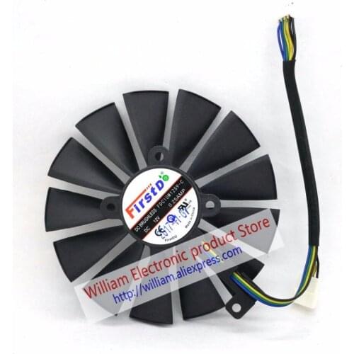 Original Graphic cards cooling fan for RX580 FDC10M12S9-C DC12V 0.25A Diameter 95MM 13 blades FONSONING